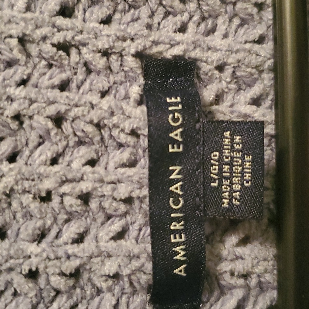 American Eagle Gray Sweater Large - image 3